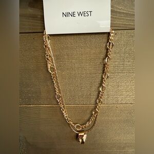 Nine West Gold-Tone Layered Necklace